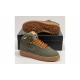 Кроссовки Nike Air Force 1 Lunar Duckboot Khaki зимние на меху