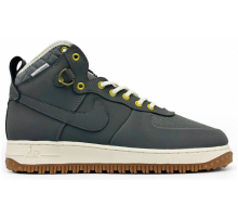 Кроссовки Nike Air Force 1 Lunar Duckboot Grey зимние на меху