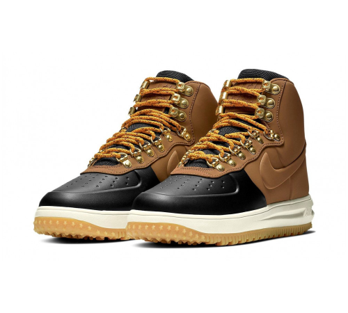 Nike Air Force 1 Duckboot 18 Tan Black