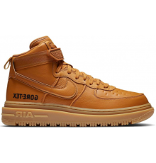 Кроссовки Nike Air Force 1 Mid Gore-Tex Beige с мехом