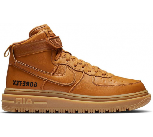 Кроссовки Nike Air Force 1 Mid Gore-Tex Beige с мехом