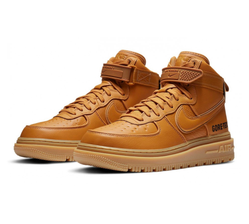 Кроссовки Nike Air Force 1 Mid Gore-Tex Beige с мехом