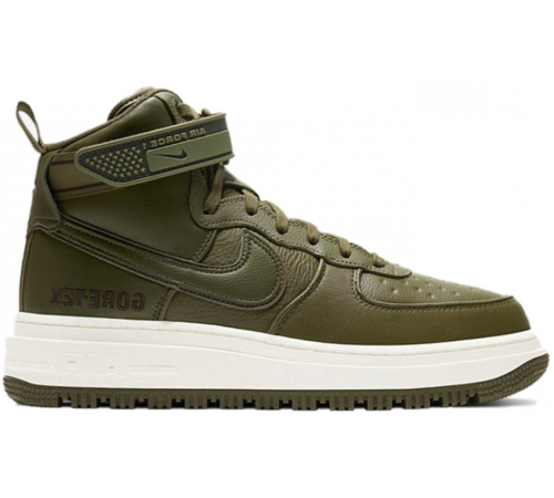 Кроссовки Nike Air Force 1 Mid Gore-Tex Green с мехом