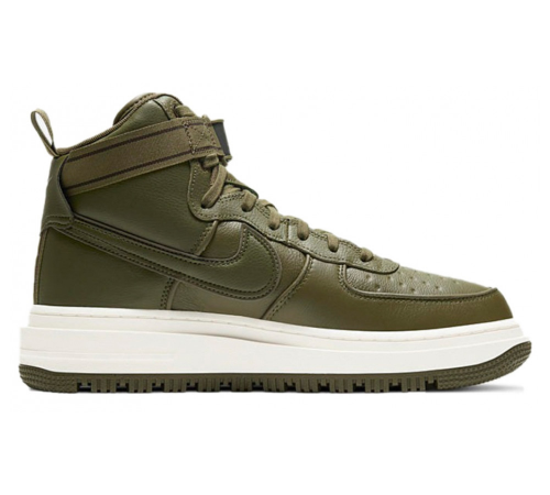 Кроссовки Nike Air Force 1 Mid Gore-Tex Green с мехом