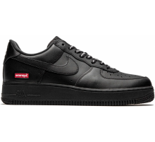 Кроссовки Nike Air Force 1 Low Supreme Mini Box Logo черные