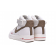 Nike Air Force 1 07 LV8 Mid White Grey с мехом